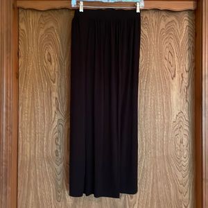 Black wide leg dress pants, size small